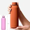 500ml Matte Stainless Steel Vacuum Insulated Cold Water Bottle Double Walled Cola Shape Thermos Leak Proof Sports Flask 211109