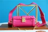 M58655 papillon tronco bolso cadena baguette bolso moda mujer cuero real remaches metálicos bolsos de hombro dos correas Cross Body monedero de alta calidad embrague M58647