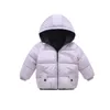 Coat Children's Winter Koreanska versionen av pojken och tjejen Overaller Bat Sleeves Cartoon Cotton Down Kläder Höstjacka