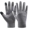 Cinq doigts gants hiver chaud écran tactile coupe-vent imperméable à l'eau froide cyclisme en plein air doigt complet anti-dérapant sports9620745