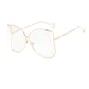 Occhiali da sole semitondi con perle Occhiali da sole moda donna con montatura grande Occhiali da sole sfumati Oculos femminili Occhiali unisex