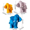 Decoratieve objecten Beeldjes Creatieve Geometrische Olifant Statue Desktop Meubels Woonkamer Veranda Display Modern Contrast Kleur Art De