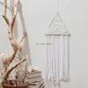 Dzianin Triangle Eye Macrame WALL WAKING TOBESTRY Ręcznie tkany duży wystrój domu do sypialni tkany gobelin boho wiszący