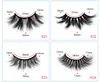 NEW 3D Mink Eyelashes Mink Mink Soft Natural Natural Shice False Sheaps Makeup 32 Styles