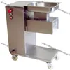 500KG/H Stainless Steel 2.5mm-25mm Customized Blade 110v 220v Electric Commercial Fresh Meat Slicer Cutter Processing Machine