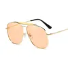 2020 mujeres naranja piloto Vintage lujo Italia marca diseñador hombres tonos lentes tintados Sexy gafas de sol grandes Female9516580