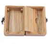 정사각형 목재 은색 상자 트레이 흡연 액세서리 오일 컨테이너 세트 왁스 대나무 저장 담배 캔 나무 용기 2 스타일 파이프 물 담뱃기 Bongs rigs