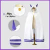 Emilia Cosplay Costume Re Zero Kara Hajimeru Isekai Seikatsu Cape Death or Kiss Different World Life From Scratch Japanese Anime Y0913