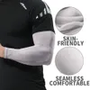 1 Pair Summer Arm Sleeves Women Men Arm Compression Sleeve Armwarmer UV Sun Protection Cotton Long Fingerless Gloves Arm Sleeves