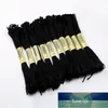 240pcs 8m Branch Trådfärg Nr.310 Svart DMC Floss Cross Stitch Broderi Garn DIY Polyester Cotton Sewing Skein Kit Verktyg