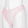 Womens Erotic Lingerie Underwear With Fluffy Ball Sexy Thong G-String Panties See-through Lace Underpants Cute Low Rise Briefs Women's