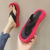 Terlik Karışık Renkler Platformu Sandalet Kadınlar Yaz Plaj Açık Çevirme Marka Tasarım Ayakkabı Ginza Y-30
