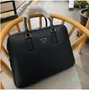 Designer portfölj Luxury Mens Bag Högkvalitativa män Läder Märke Handväskor Business Tote