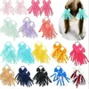 Girl Baby Korker Curly Ribbons Hair Bows Elastic Hairbands Ponytail Holders Curling Tassel Loop Plain Streamer Corker Bowknot PD031