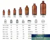 Opslagflessen pot 24 stks 1/2 oz 15 ml oranje glazen spray fles w / zwarte fijne mist spuitvulling hervulbare etherische olie lege cosmetica bevat fabriek prijs expert ontwerp