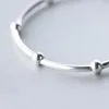 Beaded Strands S925 Sterling Silver Armband Fashion Personality Bead Small Light Rope Chain Hand smycken Trum22