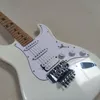 Ree Teslimat, Klasik Beyaz Yüksek Kalite Mirası 6 Dizeler Elektro Gitar, 5 Yıldızlı Kakma Akçaağaç Klavye