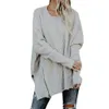 Jocoo Jolee Herfst Winter Oversized Sweater Sexy Batwing Mouw Losse Truien Casual Solid Pullover Jumpers Sweetwear 210518