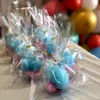 100 шт. Прозрачные полиэтиленовые пакеты OPP для Candy Lollipop Cookie упаковки Cellophane Bag рождественские свадьбы день рождения подарка