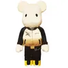 Bearbrick scatola cieca blocchi di costruzione orso violento sacai tre generazioni marea ornamenti di marca simpatiche bambole fatte a mano per fare regali28CM