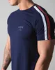 LYFT summer new jogger short sleeve men's wear cotton loose round neck half sleeve thin T-shirt solid color men's top X0602