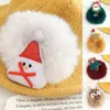 Mignon noël bandes de cheveux filles élastique élastique accessoires de cheveux enfants Christma chapeaux chouchous ornements cadeau