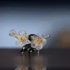 Pin vintage creativo de la señora de lujo elegante de la flor de la red de la joyería hecha a mano 2021