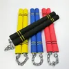 Mode Arts Nunchaku Foam Dragon Patroon Zwart Martial Arts nunchucks rvs sticks kung fuTrainer Voor Beginners