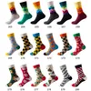 Erkek Komik Çorap Elbise Serin Renkli Fantezi Rahat Desenli Pamuk Mürettebat Kadınlar Için Yenilik Çorap