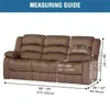 1 2 3 mares reclinável capa de sofá -de -reclinável elástico Slipcover de massagem Allinclusive para sala de camurça da sala de camurça Couch 2111247079704