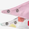 3-pack Lovely Rabbit Embroidered Bibs Set for Baby Products Gear & Burp Cloths 210528