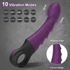 Potente vibratore G Spot per donna Clit Stimolatore clitorideo Massaggiatore Masturbatore femminile Dildo Vibrazione Giocattoli sessuali per adulti 18 220304