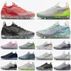 2021s Fly Erkek Koşu Ayakkabıları Siyah Antrasit Örgü Soğuk Kalın Mavi Üçlü Beyaz Metalik Gümüş Işık Pastel Hues Oreo Neon Erkek Kadın Eğitmenler Spor Sneakers ABD 5-11