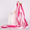 10Pcs/lot Color Ribbon Stick Wedding Supplies Wands Twirling Streamers Pull Flower Outdoor Wedding Party Decor Ribbon Stick