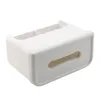 Pudełka tkankowe serwetki Creative Desktop Box Cover Minimalistyczne zdalne sterowanie uchwyt na papier magazynowy Kosmetyki dla hurtowych