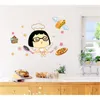 Three generations can remove wall stickers The kitchen refrigerator bathroom setting wall decoration 210420