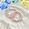 Beaded Strands Ins DIY Homemade Love Couple Female Sweet Girl Red Heart Bracelet For Women Fawn22