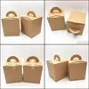 boîtes à biscuits en papier kraft