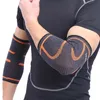 Pair Elbow Support Compression Sleeve Brace Protector Workouts Weightlifting Arthritis Volleyball Tennis Fitness & Knee Pads