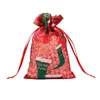 Newchristmas presente cordão sacos organza jóias sacos de casamento festa de casamento saco de doces embalagem sacos mistos cor lle9307