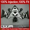 Carrosserie OEM pour HONDA CBR600FS CBR 600F4i 600 F4i FS BLANC NOIR CC 2001 2002 2003 Corps 46No.145 CBR600F4i F4 i 600CC 01-03 CBR600 F4i 01 02 03 Carénage de moulage par injection