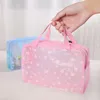 Transparente impermeável saco cosmético Multifunction Cosméticos Organizador Mulheres Bolsa Bolsa de Viagem Banheira Maquiagem Bolsa De Armazenamento JJD11006