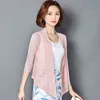 Blouses Woman V-neck Cardigan White Chiffon Blouse Shirt Summer Blouse Women 3XL 4XL Plus Size Blouse Tops Women Blusas D09 210426