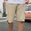 Coréia estilo 28-50 polegadas shorts masculinos cargas verão casual bolso maior clássico 95% de algodão marca macho calças curtas 210714