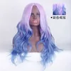 gradient purple hair