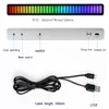 RGB LED bar lights 32color ambient Lamp Sound Control led strip with sounds active Pickup Rhythm Music atmosphere Lighting for Room Car
