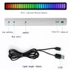 Auto Sound Control Lights RGB Voice-Activated Music Synchronization Rhythm Light Ambient con 32 LED 18 colori lampada da decorazione