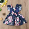 Bambini Baby Girls Flower Backless Party Pageant Formal Tutu Prom Dress Sundress Q0716