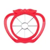 Apple Slicer Cutter Core Divider Plastic Roestvrij staal Keuken Fruit Tool Mes Set In Block