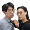 TS Moda Güneş Gözlüğü Kaymaz Silikon Burun Pedleri HD Naylon Lens Geometrik / Kedi Göz erkek kadın Güneş Gözlüğü Gözlük